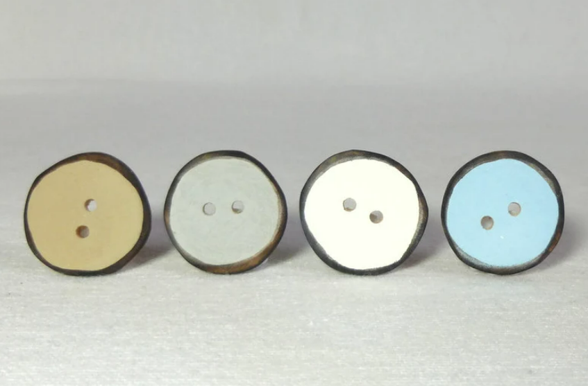 handmade wooden buttons