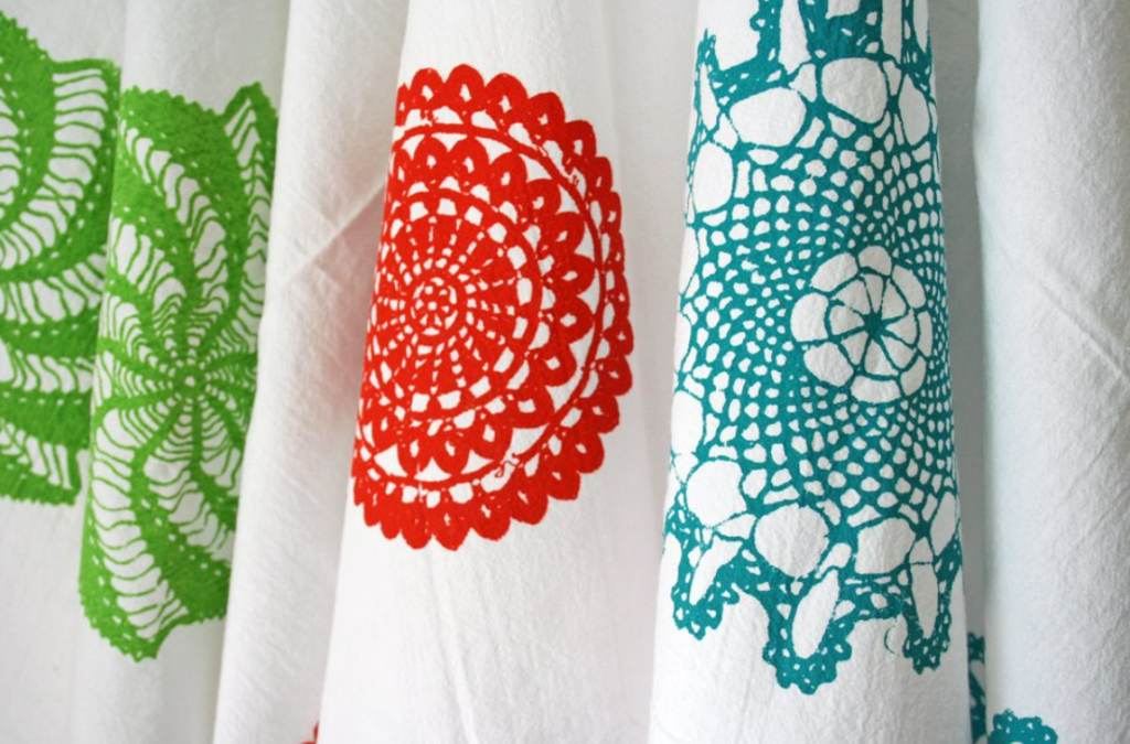 handmade tea towels