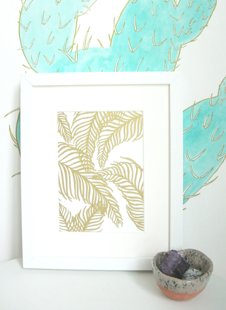 palm art illustration