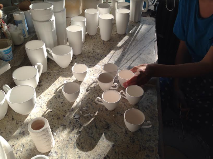 ceramic cups and mugs