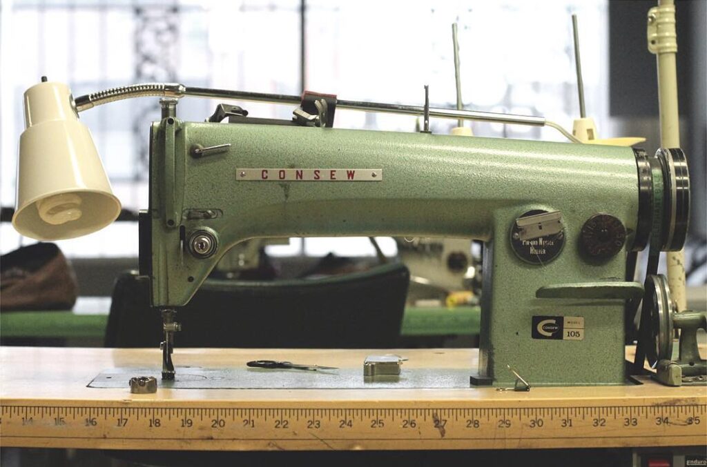Otis James sewing machine