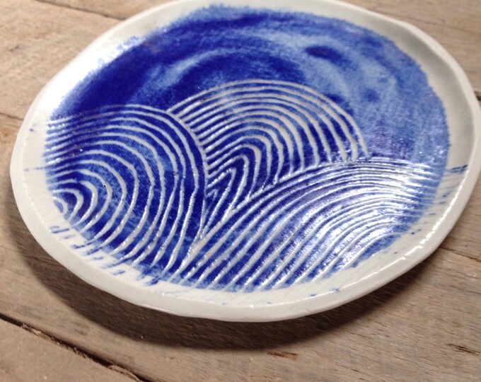 ceramic plate by mountain clay