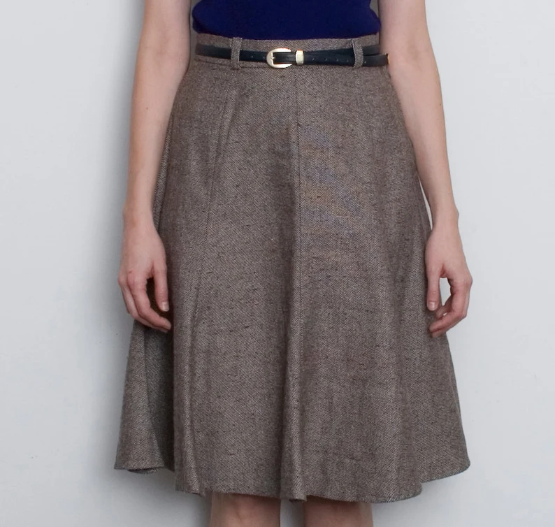 vintage flared skirt