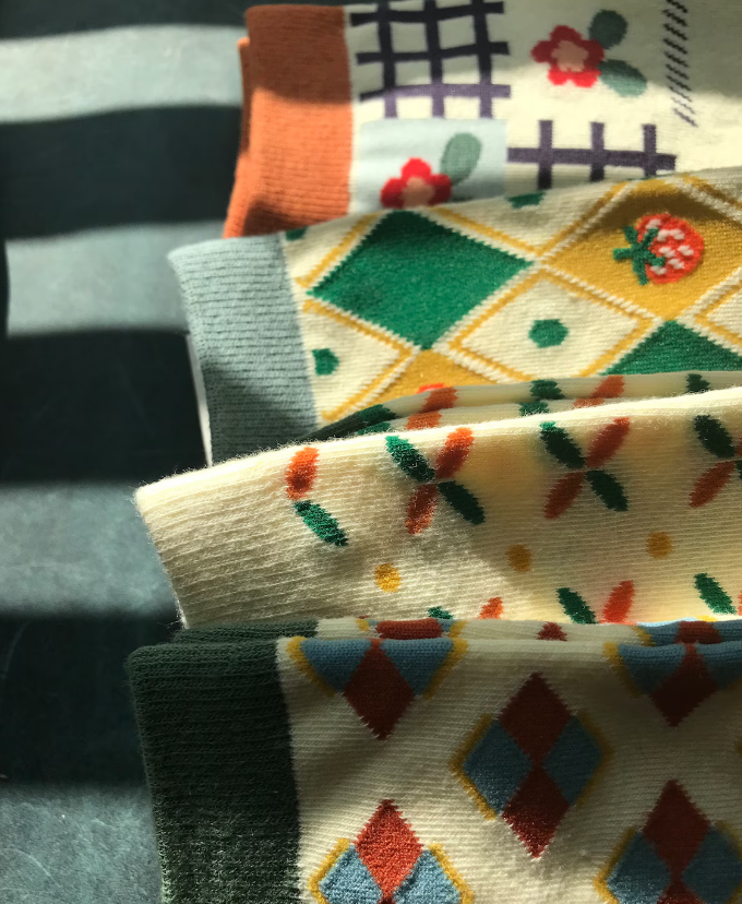 Vintage Retro Styled Socks