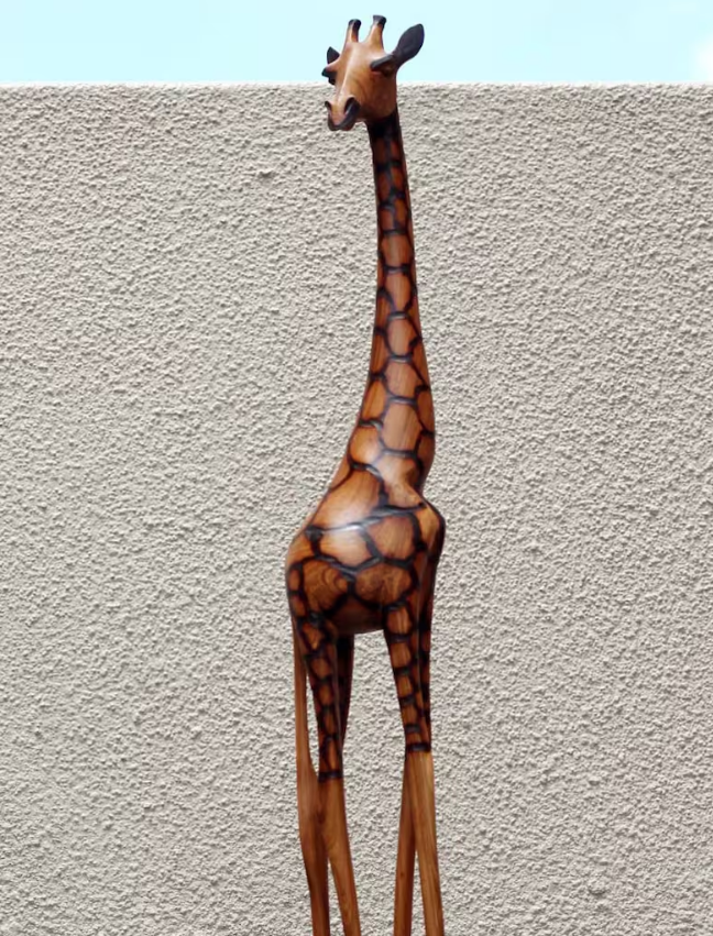 Giraffe standing figurine