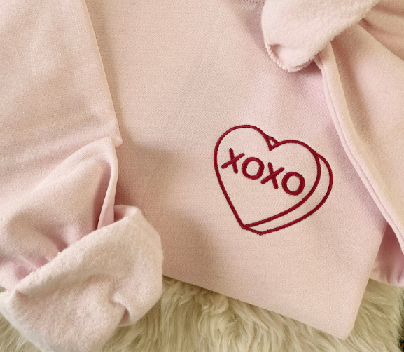 XOXO embroidered sweatshirt